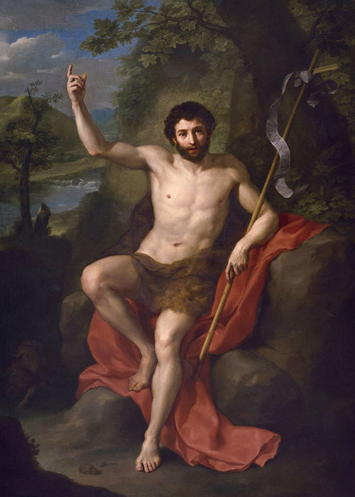 St. John the Baptist Preaching in the Wilderness by Anton Raphael Mengs