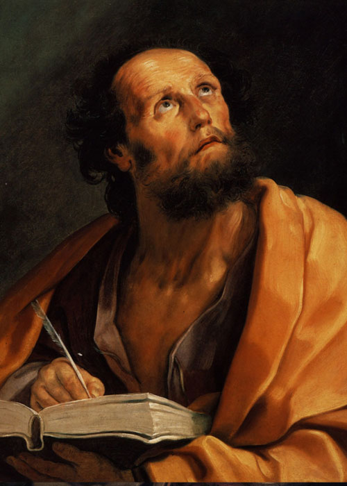 St.Luke the Evangelist painting by Reni Guido