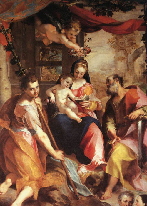 Virgin and Child with Sts Simon and Jude by Federico Barocci