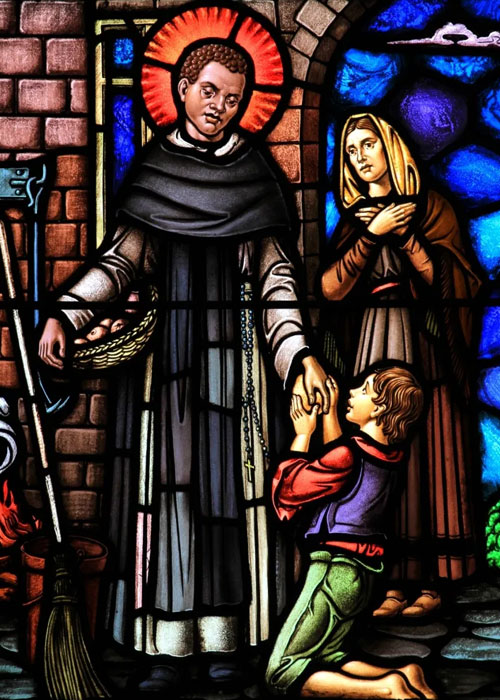 St. Martin de Porres Stained Glass